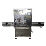 Automatische machine voor het sluiten van crèmepotten met schroefdraad en trilgoot