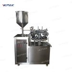 Opvouwbare aluminium metalen buizen vul- en sluitmachines semi-automatisch