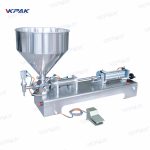 Volledige pneumatische vloeibare pasta-vulmachine voor cosmetische crèmelotion