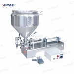 Semi-automatische pneumatische dikke sausroomvulmachine met menging