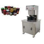 Semi-automatische vacuüm glazen potten sluitmachine voor het sluiten van metalen doppen