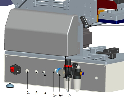 Spuitzakken Plastic Zakken Etiketteermachine Semi-automatisch Voor Vlakke Oppervlakte