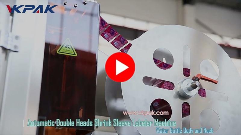 VK-SSL Automatische krimpfolie-etiketteermachine voor waterflessen