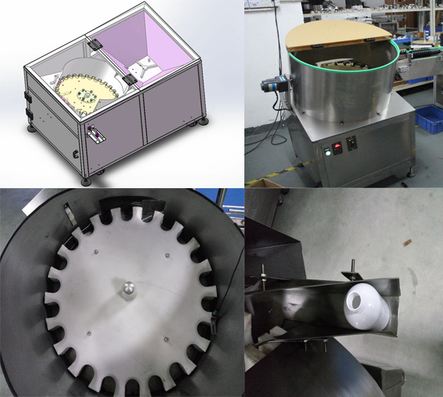 apparatuur voor het ontwarren van flessen voor de vullijn.jpg