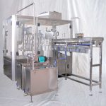 Automatische tuit staande zakken sojabonen melk sap vulmachine