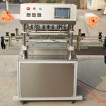 Automatische driekoppige snackvoedselpottenfolie-afdichtmachine