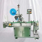 Automatische Top Sticker Etiketteermachine Voor Kaarten Doppen Deksels Met Feeder