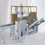 Automatische verticale doos-kartondoos-vormer-bodemsluitmachine
