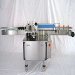 Lineaire ronde glazen plastic flessen koude pasta natte lijm etiketteermachine
