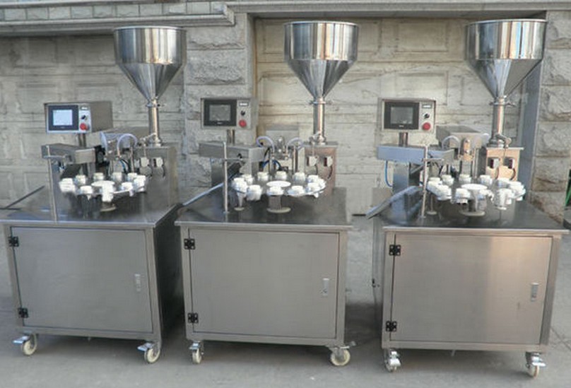 roterende buizen vullen ultrasoon sluitmachines semi-automatisch